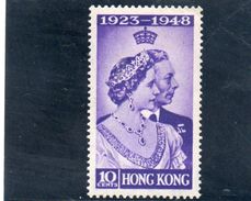 HONG KONG 1948 * - Neufs