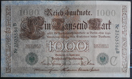 ALLEMAGNE 1 BILLET De BANQUE De 1000 Mark - 21.04.1910 N° 2505586B - TBE - 1.000 Mark