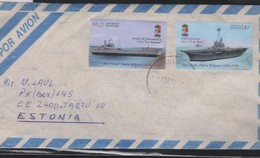 O) 1996 ARGENTINA, UNEMPLOYED SHIP A.R.A.SAN ANTONIO, AIRCRAFT CARRIER A.R.S. 25 DE MAYO, PUERTO BELGRANO, COVER TO ESTO - Briefe U. Dokumente