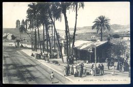 Cpa D' Egypte Assouan Assuan - The Railway Station -- Gare Chemin De Fer   SEP17-37 - Assouan