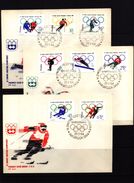 Polen / Poland 1964 Olympic Games Innsbruck FDC - Winter 1964: Innsbruck