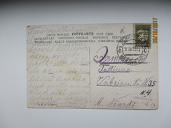 AUSTRIA WIEN WIENER TYPEN BLUMENMÄDCHEN , 1930 RUSSIA ST. PETERSBURG TO ESTONIA    , OLD POSTCARD , 0 - Covers & Documents