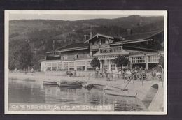 CPSM PHOTO ALLEMAGNE - SCHLIERSEE - CAFE FISCHERSTÜBERL AM SCHLIERSEE - TB ANIMATION Terrasse Au Bord Lac - Schliersee