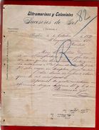 Courrier Espagne Ultramarinos Y Coloniales Sucesores De Got Valencia Pamplona 6-10-1899 - écrit En Espagnol - España