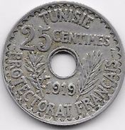 Tunisie 25 Centimes 1919 - Otros – Africa