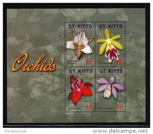 St.Kitts - 2007 Orchids Kleinbogen MNH__(THB-3037) - St.Kitts En Nevis ( 1983-...)