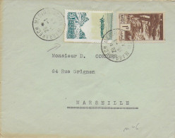 1945 - MAROC - ENVELOPPE Par AVION De MEDINA => MARSEILLE - Lettres & Documents