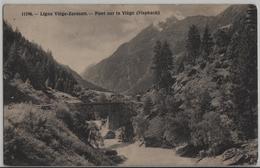 Ligne Viege-Zermatt - Pont Sur La Viege (Vispbach) - Phototypie - Viège