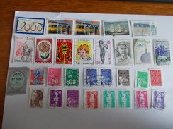 TIMBRE France Lot De 30 Timbres à Identifier - Lots & Kiloware (mixtures) - Max. 999 Stamps