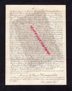 87-BARON DE NEXON -FAIRE PART DECES BARON HAINGUERLOT A CANNES 7-3-1888-OUDINOT DE REGGIO-EDOUARD BLOUNT-PAJOL- - Obituary Notices