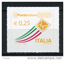 2013 -  Italia - Italy - Posta Italiana - Euro 0,25 - Mint - MNH - 2011-20: Mint/hinged