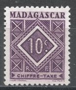 Malagasy Republic 1947. Scott #J31 (M) Numeral Of Value - Timbres-taxe