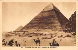 EGYPTE    PYRAMIDES - Pyramides