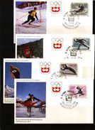 Oesterreich / Austria 1964 Olympic Games Innsbruck Interesting Selection Of FDCs - Winter 1964: Innsbruck