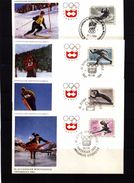 Oesterreich / Austria 1964 Olympic Games Innsbruck Interesting Selection Of FDCs - Winter 1964: Innsbruck