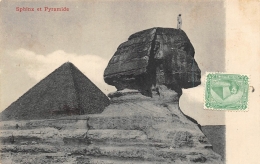 EGYPTE    PYRAMIDE  SPHINX - Sphinx