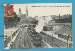 CPA 4193 - Chemin De Fer Des Invalides Quai D'Orsay PARIS - Metro, Stations