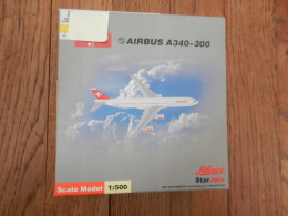 SCHUCO STAR JETS AIRBUS A340 300 SWISS 1/500 - Airplanes & Helicopters