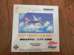 SCHUCO STAR JETS BOEING737 700 SOUTHWEST AIRLINES  1/500 - Airplanes & Helicopters