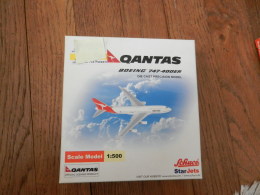 SCHUCO STAR JETS  BOEING 747 QANTAS   1/500 - Aviones & Helicópteros