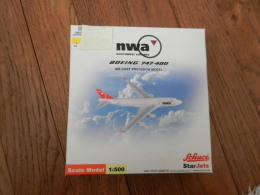 SCHUCO STAR JETS  BOEING 747 400  NORTHWEST AIRLINES  1/500 - Aerei E Elicotteri