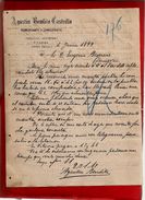 Courrier Espagne Agustin Bendito Castrillo Commerce Céréale Légumes Y Lanas Haro Rioja 4-06-1899 - écrit En Espagnol - Spanien