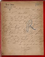 Courrier Espagne Lucas Palou ? Palon ? Viguera 13-06-1899 - écrit En Espagnol - Espagne