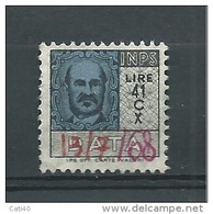 MARCA DA BOLLO- REVENUE - MARCHE  INPS LIRE 41 CX - Revenue Stamps