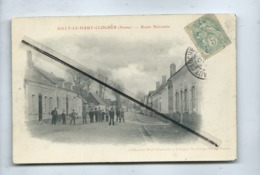 CPA  - Ailly Le Haut Clocher -(Somme) - Route Nationale - Ailly Le Haut Clocher