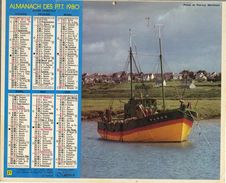 CALENDRIERS ( 1980) POINT DE PEN - LAN (morbihan) - Grand Format : 1971-80