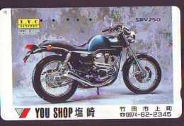 Télécarte Japon * MOTOR  * (1744)  Phonecard Japan * TELEFONKARTE * MOTORBIKE * - Motos