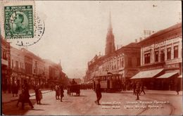 ! Photo , Foto, Straßenbahn, Tram, Novi Sad, Serbien, Serbia 1926, RECP - Serbia