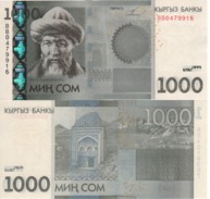 KYRGYSTAN   1'000 Som   P29a  Dated  2010   UNC - Kyrgyzstan