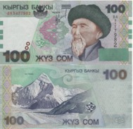 KYRGYSTAN   100 Som   P21  Dated  2002   UNC - Kirgizïe