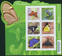 BRAZIL 2016  -  BRAZILIAN BUTTERFLIES  - MINI SHEET OF 6 - Nuovi