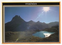 LARUNS--1990--PYRENEES--L'Ossau Et Le Lac D'Ayous--cachet EAUX-BONNES-64....timbre - Laruns