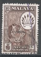 Malaya, Negri Sembilan 1957. Scott #69 (U) Arms & Tiger - Negri Sembilan