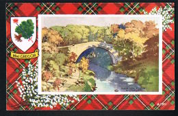 AULD BRIG O'DOON- ALLOWAY   - AYRSHIRE -   Scans Recto Verso-   Paypal Free - Ayrshire