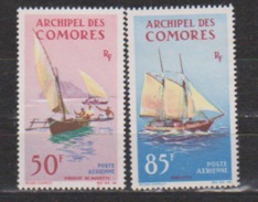 COMORES            N°  YVERT  :   PA 10/11   NEUF AVEC  CHARNIERES      ( 1334 ) - Airmail