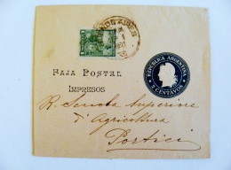 Cover From Argentina 1901 Postal Stationery 2 Centavos - Briefe U. Dokumente