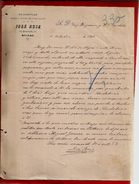 Courrier Espagne Se Compran Pieles José Ruiz Belosticalle Bilbao 4-06?-1899 - écrit En Espagnol - Spanje