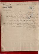 Courrier Espagne Peaux Et Laines Ferdinand Pradère Segura Guipuzcoa 6-08-1899 - Laine - écrit En Français - Espagne