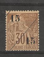 Indochine- Cochinchine _(1888 ) 5/15 S 30c Brun - Gebraucht