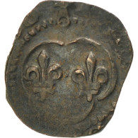 Monnaie, France, Louis XI, Denier Tournois, Châlons-en-Champagne, TB+, Billon - 1461-1483 Lodewijk XI