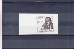 Matin Luther King - Rwanda - COB 252 A  - Essai D'imprimerie De 1968 - Martin Luther King