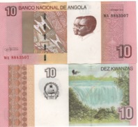 New  ANGOLA 10 Kwanzas   Pnew   Dated 2012       UNC - Angola