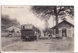 Châtonnay - La Gare (arrivée Du Tramway) / Editions Blanchard N°644 - Châtonnay