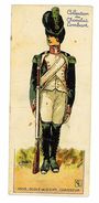 CHROMO IMAGE CHOCOLAT LOMBART SOLDAT N°68 ECOLE DE ST CYR CHASSEUR 1808 - Lombart