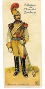 CHROMO IMAGE CHOCOLAT LOMBART SOLDAT N°78 CARABINIER 1809-1814 - Lombart