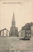 Paliseul - La Grand'Place Et L'Eglise - Circulé 1912 - Edit. Numa Delvaux, Photo, Paliseul - Paliseul